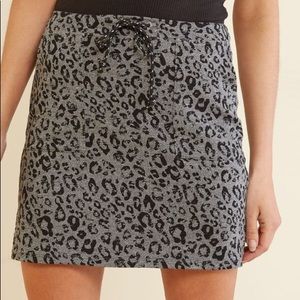 ISO Sundry Saturday Skirt leopard print S